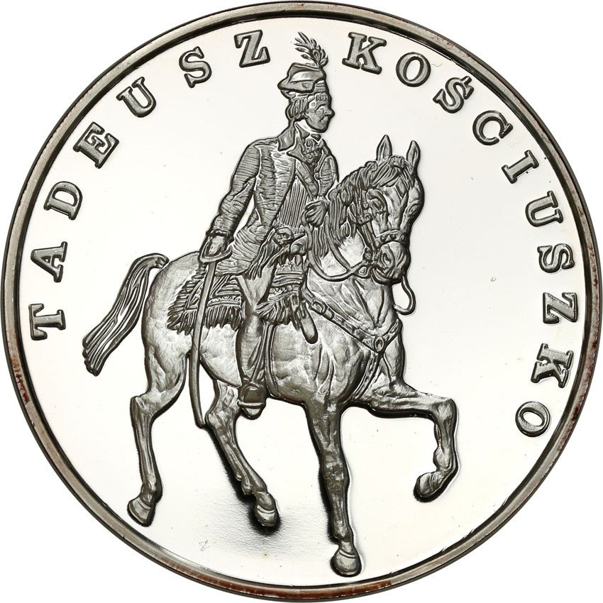 III RP. 200.000 złotych 1990 Kościuszko Duży Tryptyk